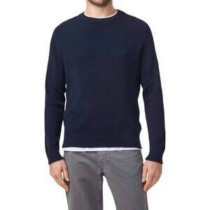 NEW NN07 kevin crew sweater in navy blue